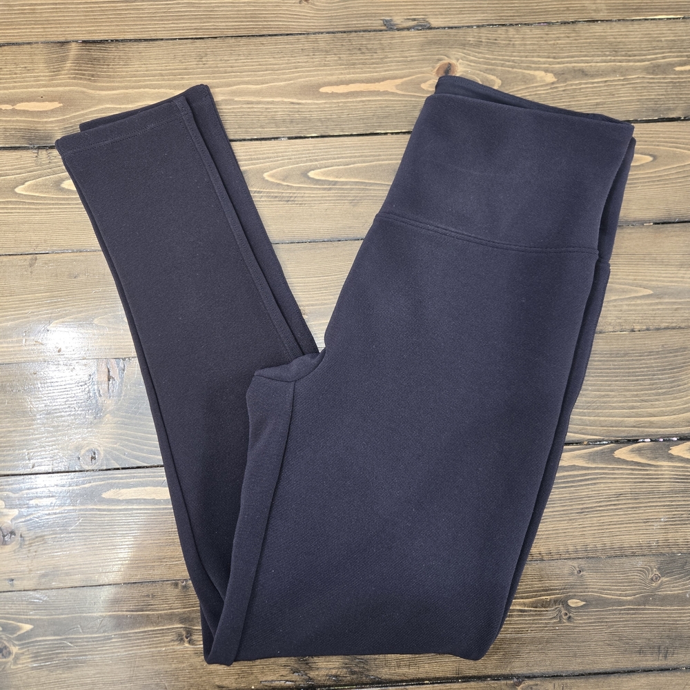 Womens Assets By Spanx Black High-Waist Slimming/shapewear Leggings Size Medium